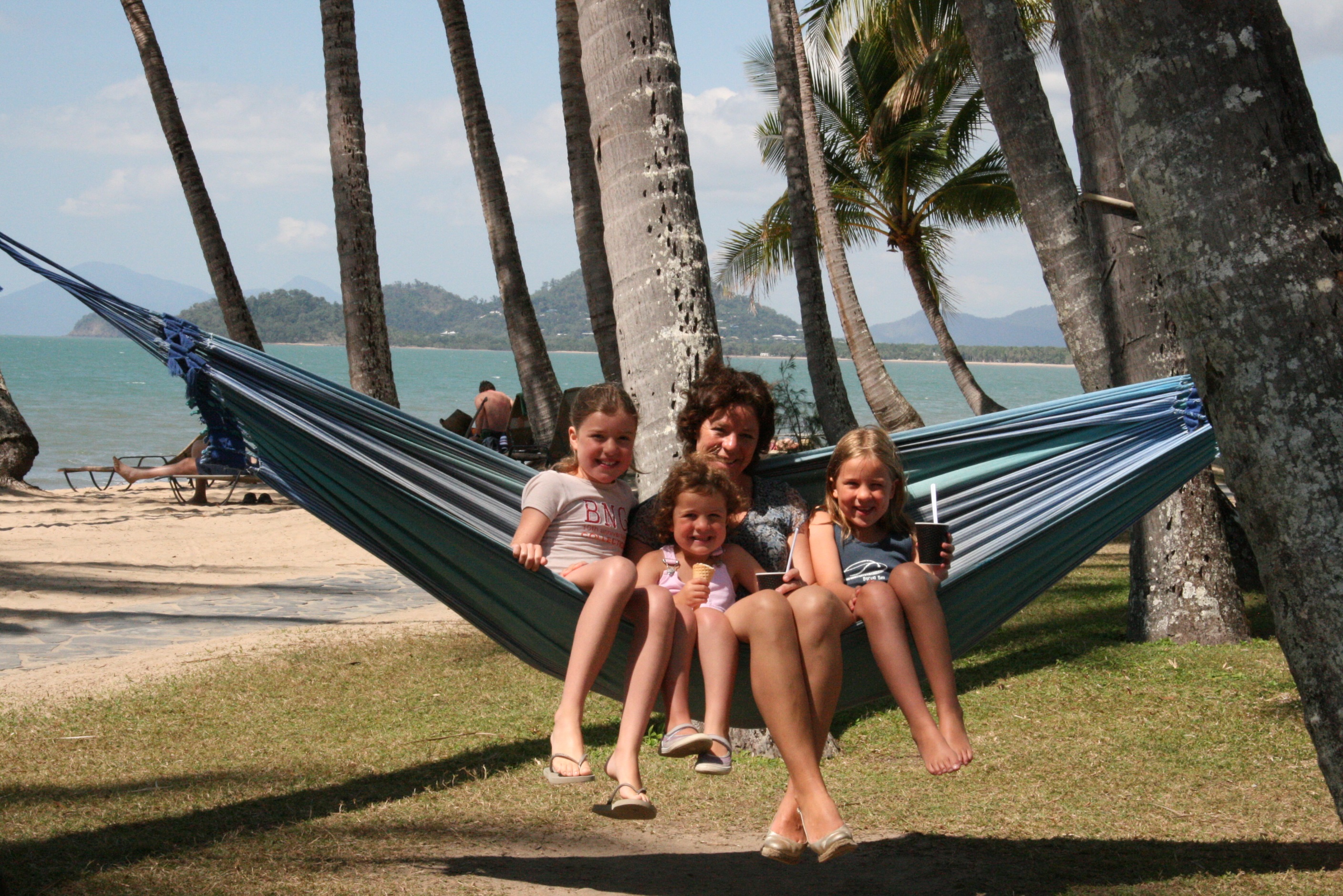 Zomervakantie 2011 hangmat palm cove